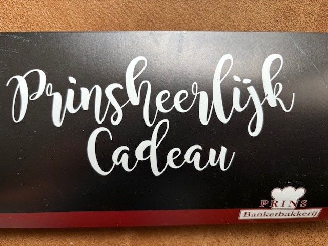 Tegoedbon Banketbakkerij Prins