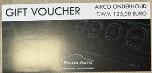 Gift voucher Airco onderhoud