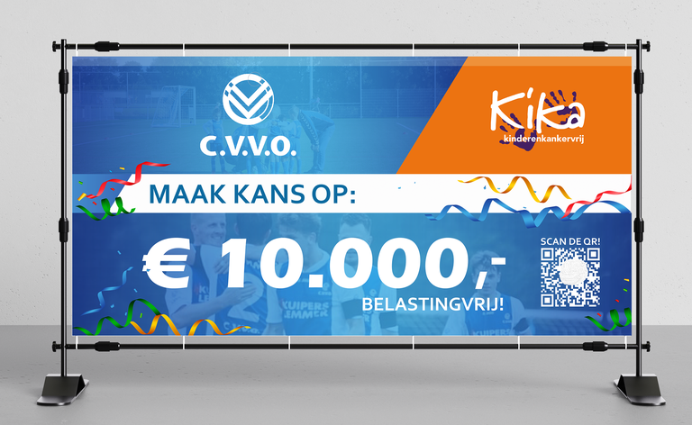 Hoofdprijs:   € 10.000,- (of meer) belastingvrij!