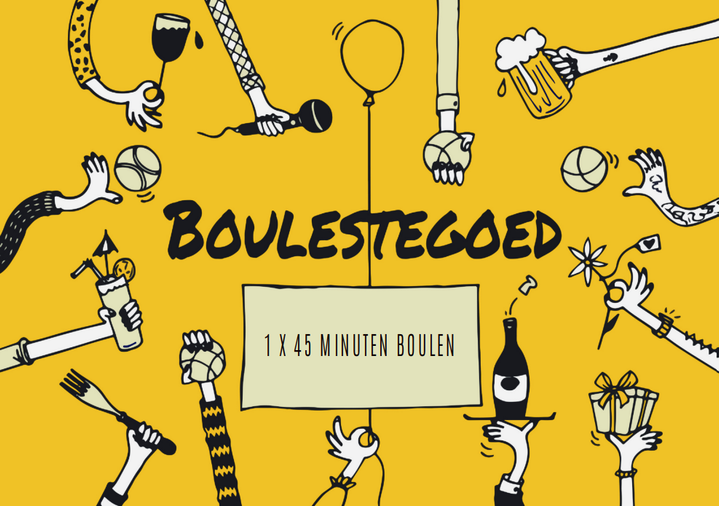 Mooie Boules 1x 45m boulen door het land