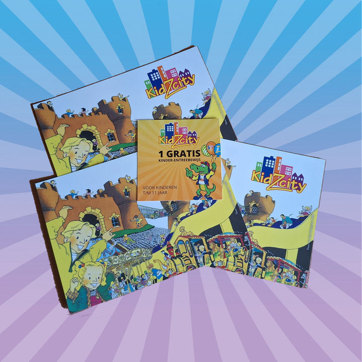 4 tickets voor KidZcity