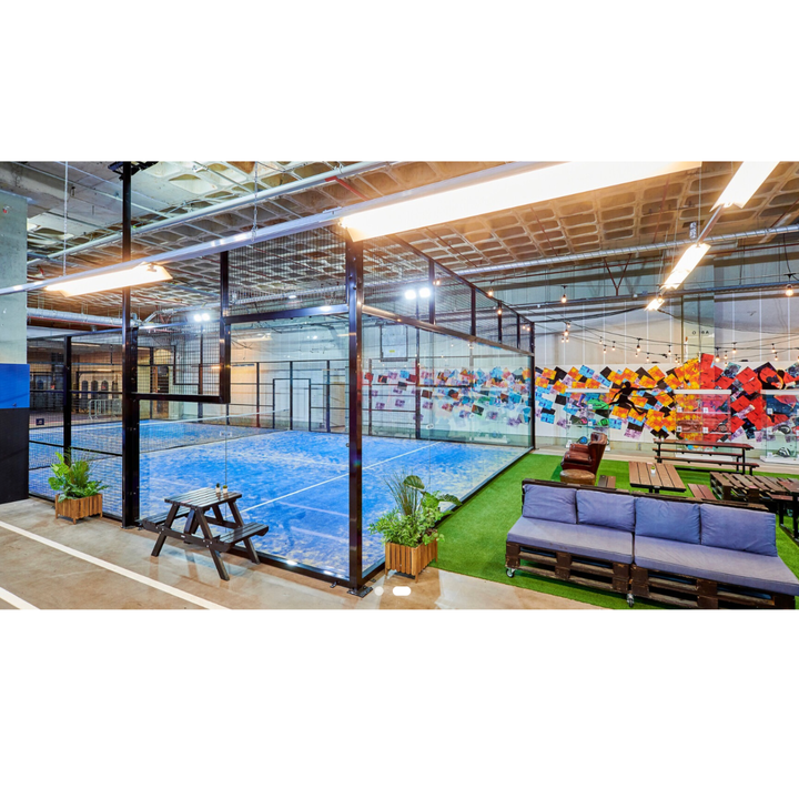 Gratis banen bij B. Amsterdam padel (3x piekuur)