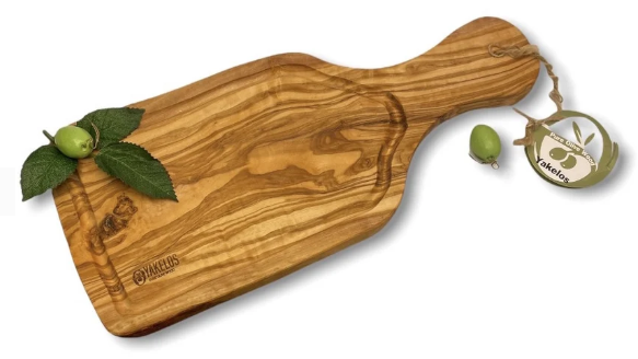 Yakelos 100% olijfhout borrelplank