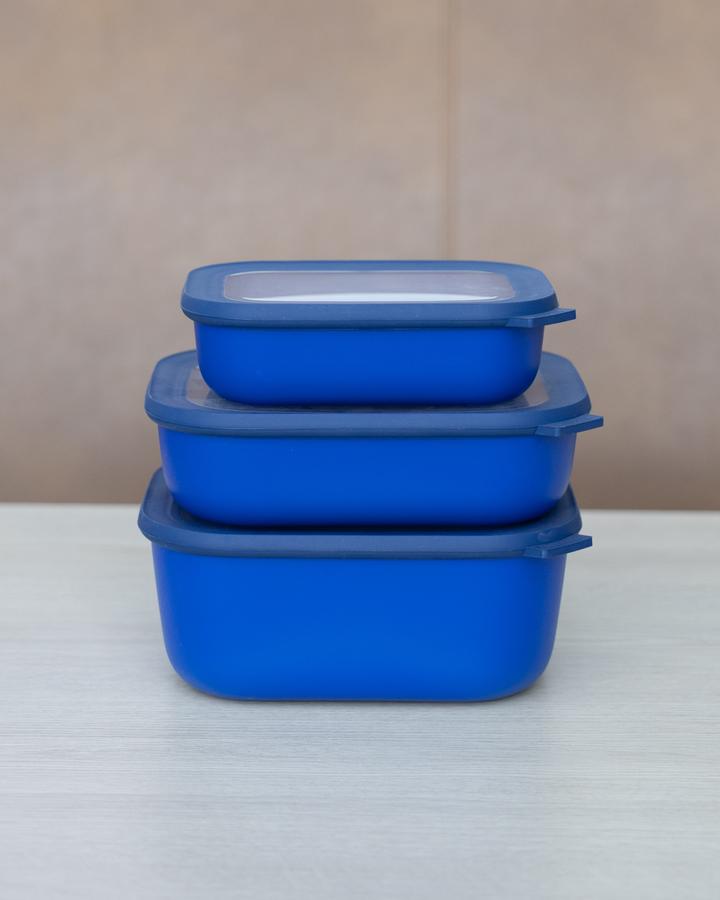 Mepal multikom set 3 stuks donker blauw