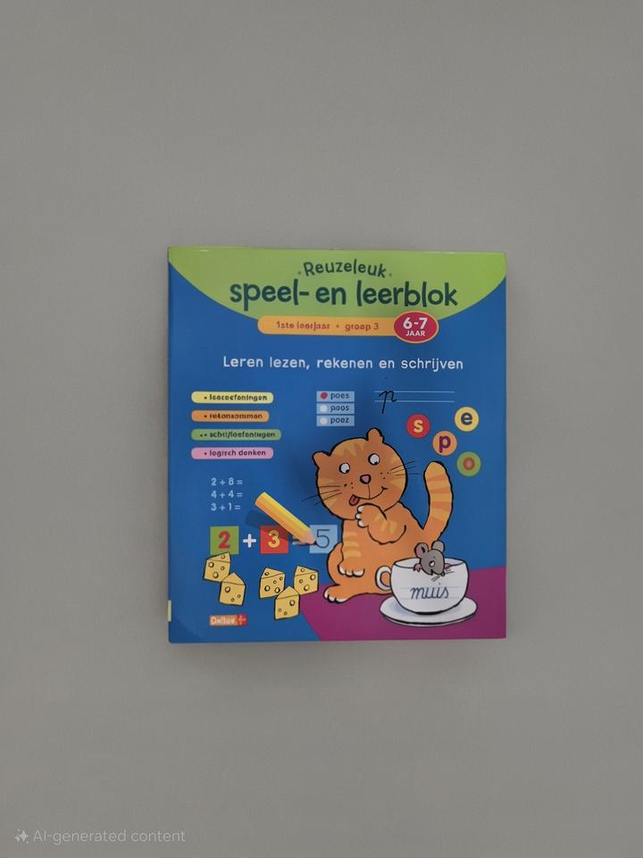 Bruna Reuzeleuk speel- en leerblok voor 6-7 jaar