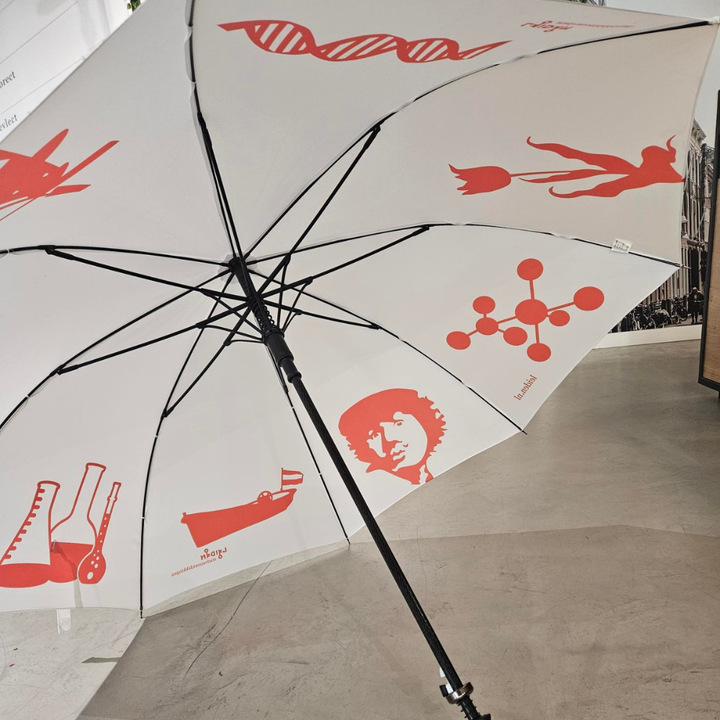 Grote Leiden paraplu van de VVV Leiden