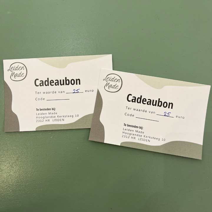 Cadeaubon Leiden Made