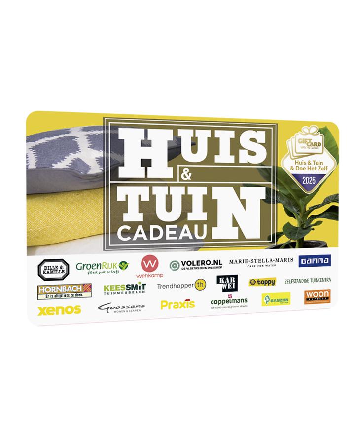 Sfeervolle prijs: Huis & Tuin cadeaukaart