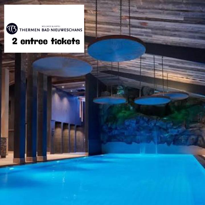 Thermen Nieuweschans, twee entreekaarten