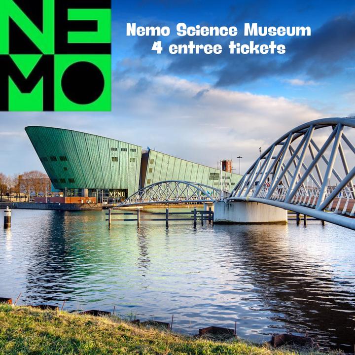 NEMO Science Museum, entree voor vier personen
