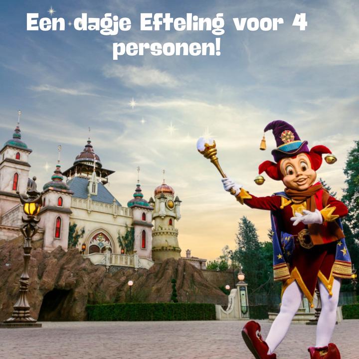 4 tickets voor de Efteling