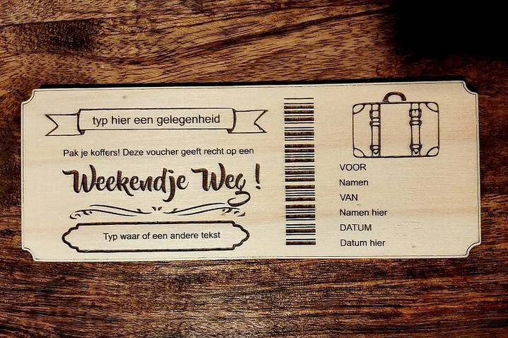 Voucher Weekend weg